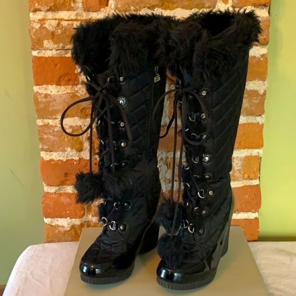 Bebe Wedge Boots